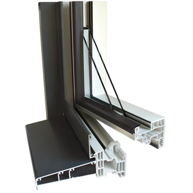 Double casement window