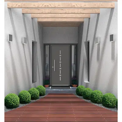 Image for Double PVC entrance door