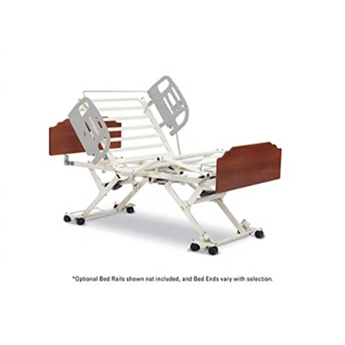 Invacare CS7 Bed, Drake Style Bed Ends with Biltmore Cherry Finish, No Rails, IHCS7DRBC-QSP