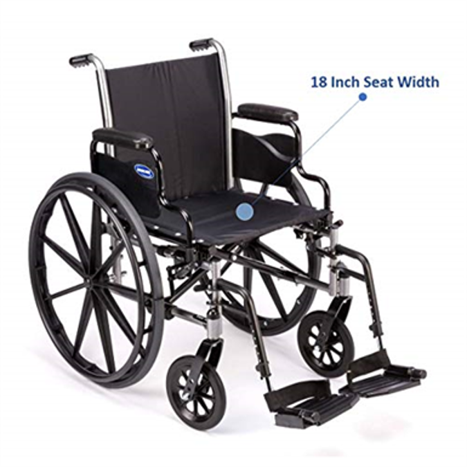 BIM objects - Free download! Invacare Tracer SX5 Wheelchair, with Desk ...