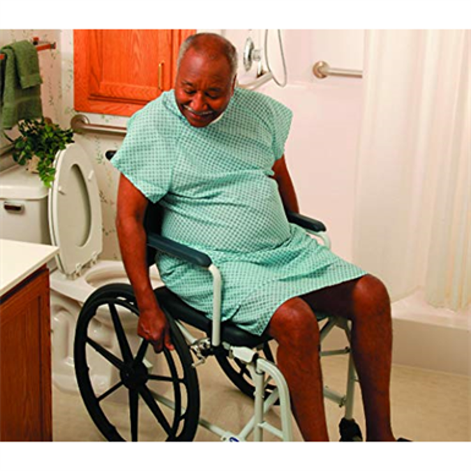 BIM objects Free download! Invacare Mariner Rehab Shower Wheelchair, with Commode Opening, 18