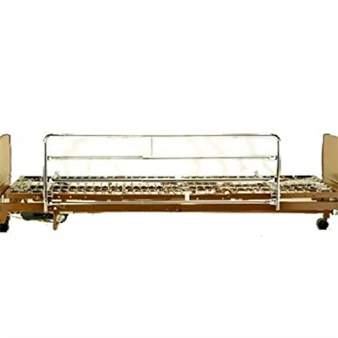 Invacare 5410IVC, 6629, 5185 5410IVC Full Electric Homecare Bed with Innerspring Mattress 5185 and Full Rails 6629