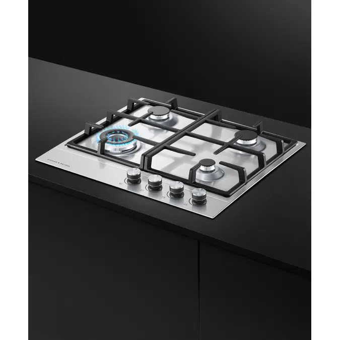 60cm Series 7 4 Burner Gas Cooktop, LPG