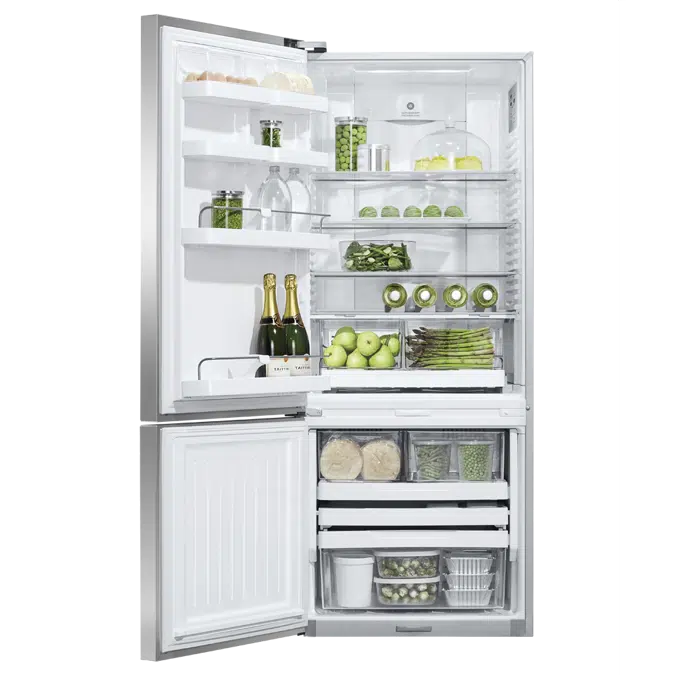 BIM objects Free download! Freestanding Refrigerator Freezer, 68cm, 413LRF442BLXFD5 BIMobject