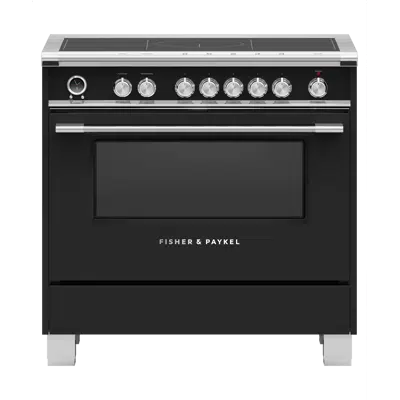 Image for 36" Series 9 Classic 5 Zone Induction Self-Cleaning Range, 2 SmartZones