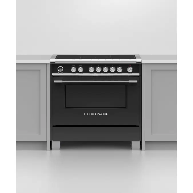 36" Series 9 Classic 5 Zone Induction Self-Cleaning Range, 2 SmartZones