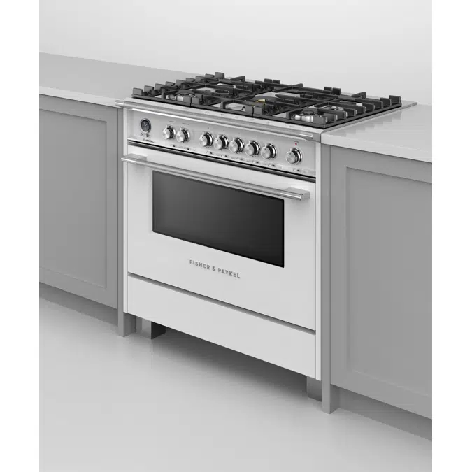 36" Series 9 Classic 5 Burner Dual Fuel Self-Cleaning Range