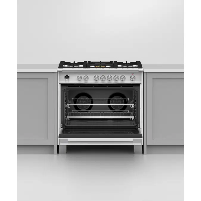 36" Series 9 Classic 5 Burner Dual Fuel Self-Cleaning Range