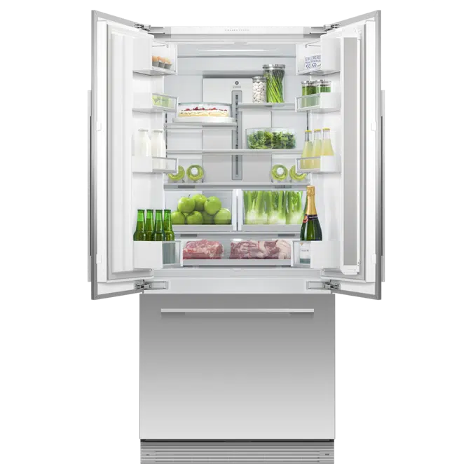 32" Series 7 Integrated French Door Refrigerator Freezer, Ice-RS32A72J1