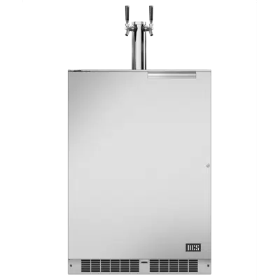 kép a termékről - 24" Dual Tap Outdoor Beer Dispenser, Left Hinge