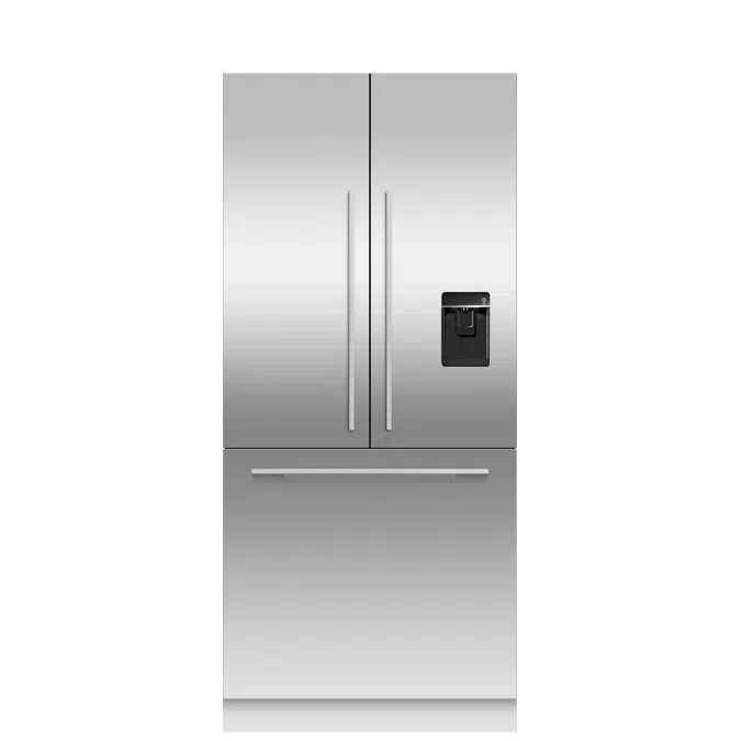 Integrated French Door Refrigerator Freezer, 36", Ice & Water-RS36A80U1_N