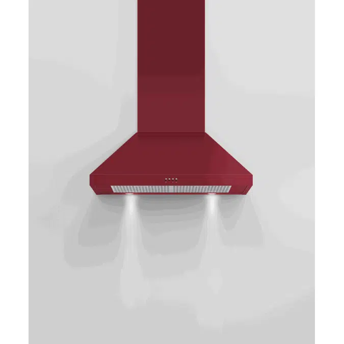 30" Series 7 Pyramid Chimney Wall Range Hood