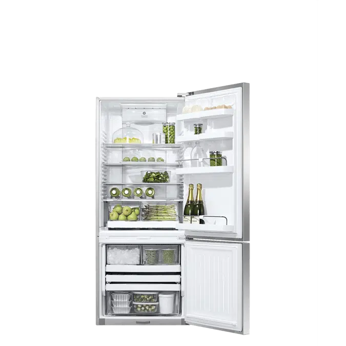 BIM objects Free download! Freestanding Refrigerator Freezer, 68cm