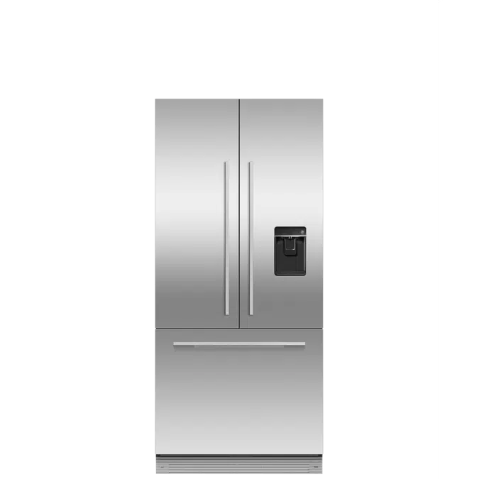 Objetos BIM ¡Descarga gratis! Integrated French Door Refrigerator