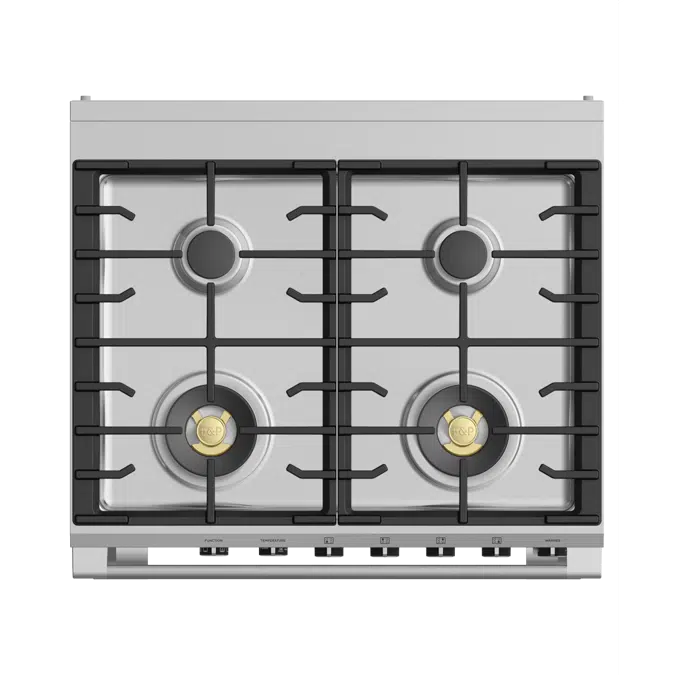 30" Series 9 Classic 4 Burner Dual Fuel Self-Cleaning Range