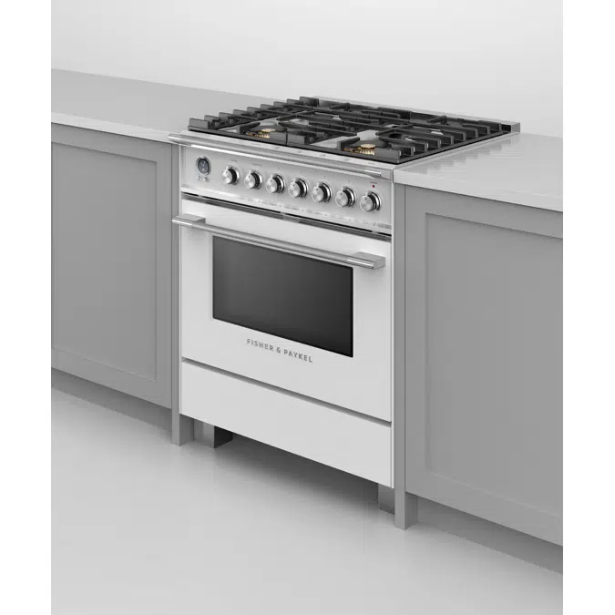 30" Series 9 Classic 4 Burner Dual Fuel Self-Cleaning Range