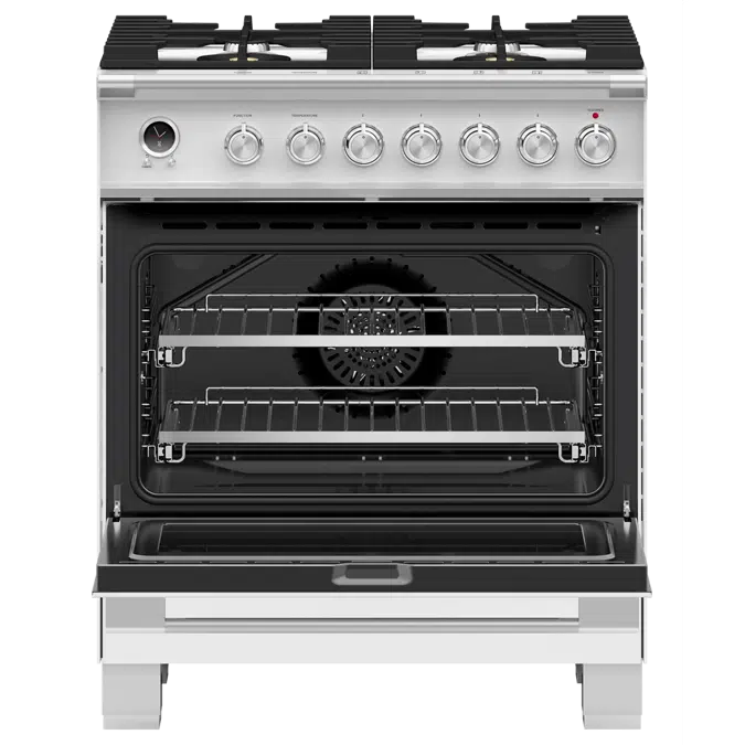 30" Series 9 Classic 4 Burner Dual Fuel Self-Cleaning Range