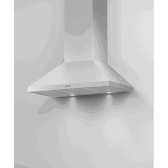 36" Series 7 Pyramid Chimney Wall Range Hood