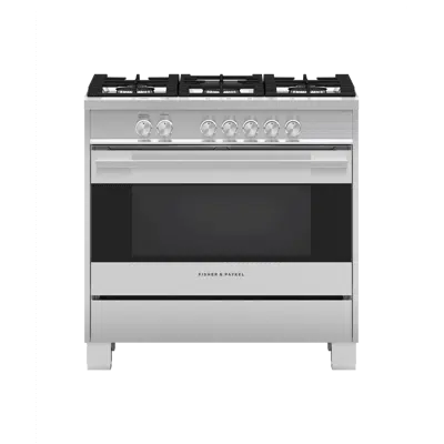 Gas Range, 36", 5 Burners-OR36SDG4X1 için görüntü