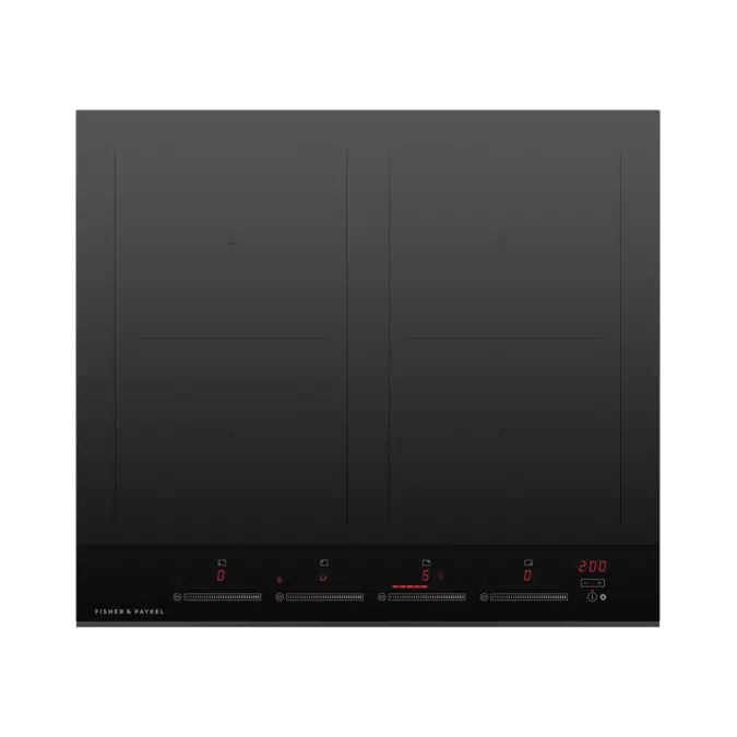 BIM objects - Free download! 60cm Series 7 4 Zone Induction Cooktop, 2 ...