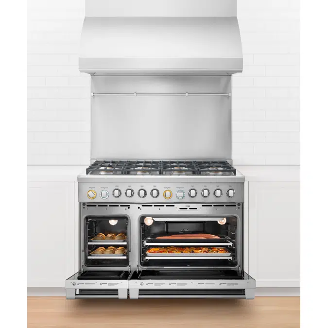 48" Series 9 Professional 8 Burner Dual Fuel Range, Natural Gas