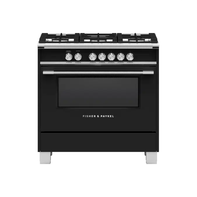 Gas Range, 36", 5 Burners-OR36SCG4B1