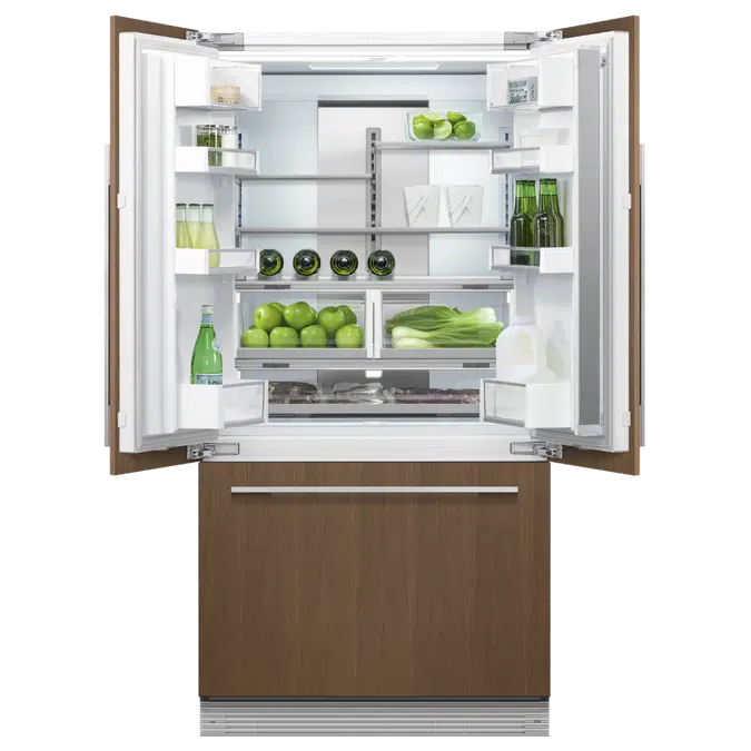 90cm Series 7 Integrated French Door Refrigerator Freezer
