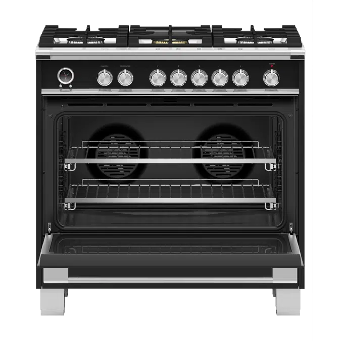 36" Series 9 Classic 5 Burner Dual Fuel Self-Cleaning Range