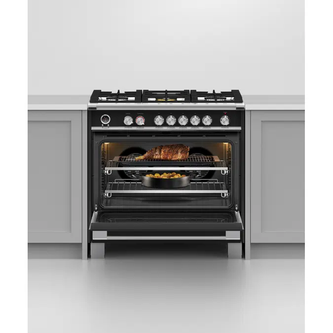 36" Series 9 Classic 5 Burner Dual Fuel Self-Cleaning Range