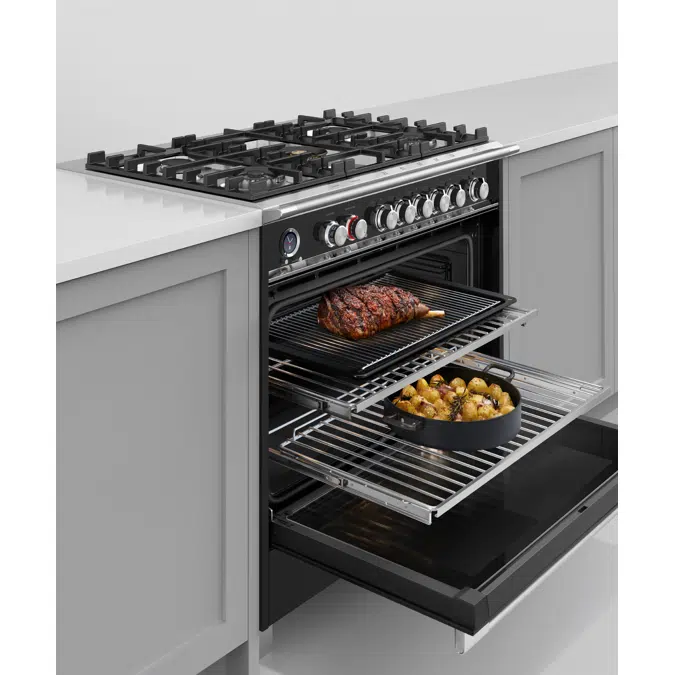 36" Series 9 Classic 5 Burner Dual Fuel Self-Cleaning Range