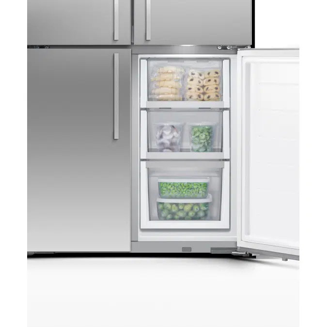 538L Series 7 Quad Door Refrigerator Freezer, Ice & Water