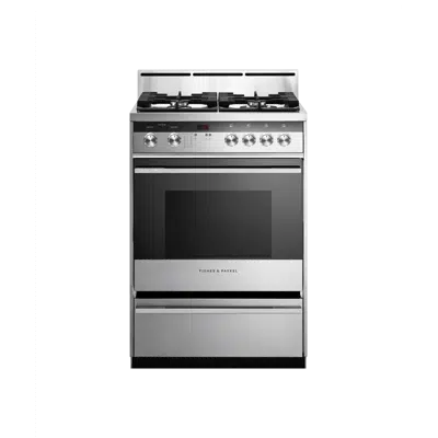 Image pour 24" Series 5 Contemporary 4 Burner Gas Range, Natural Gas-OR24SDMBGX2_N