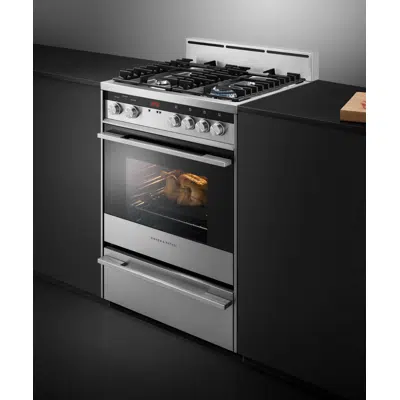 obraz dla 24" Series 5 Contemporary 4 Burner Gas Range, Natural Gas