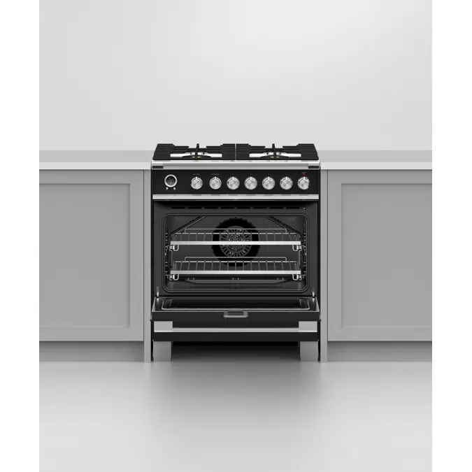 30" Series 9 Classic 4 Burner Dual Fuel Self-Cleaning Range