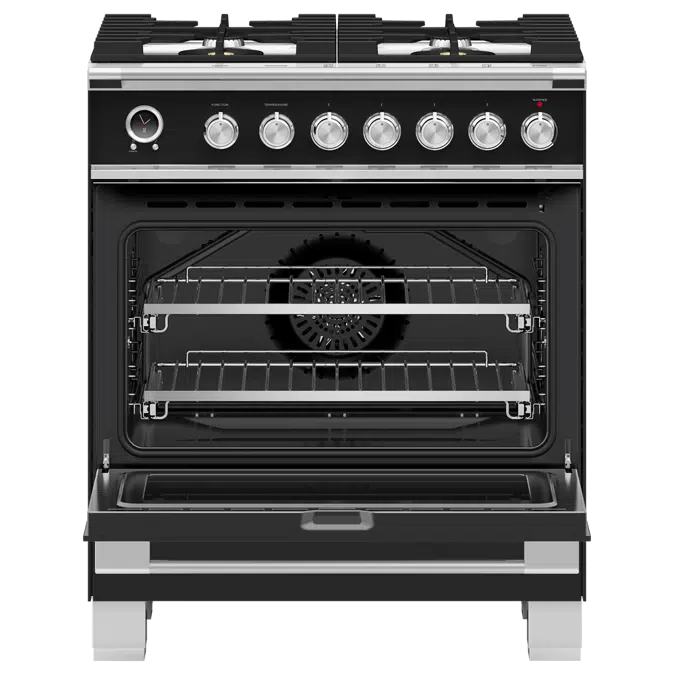 30" Series 9 Classic 4 Burner Dual Fuel Self-Cleaning Range