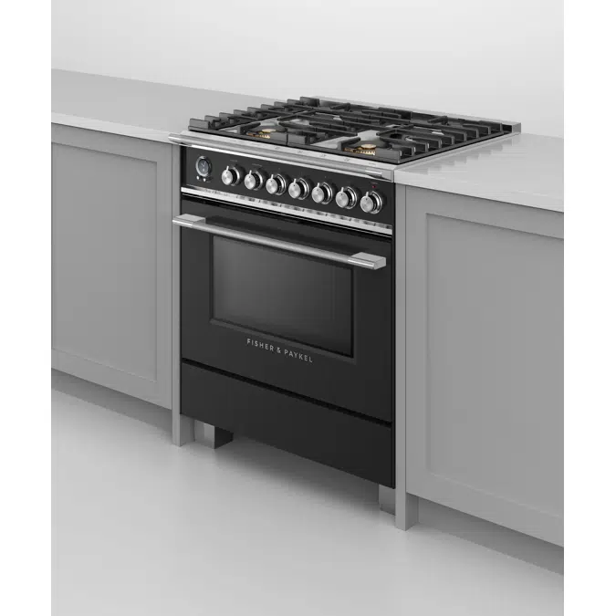 30" Series 9 Classic 4 Burner Dual Fuel Self-Cleaning Range