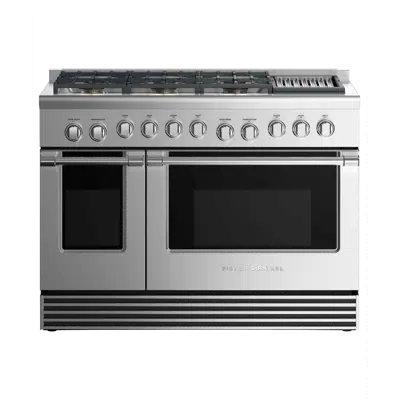 billede til Gas Range, 48", 6 Burners with Grill, LPG-RGV2-486GL-L_N