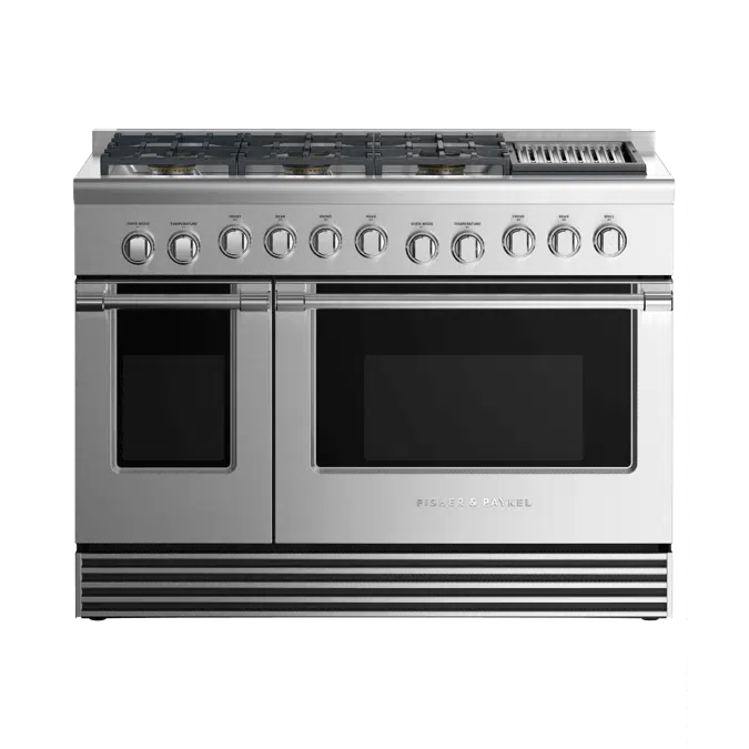 Dual Fuel Range, 48", 6 Burners with Grill-RDV2-486GL-N_N