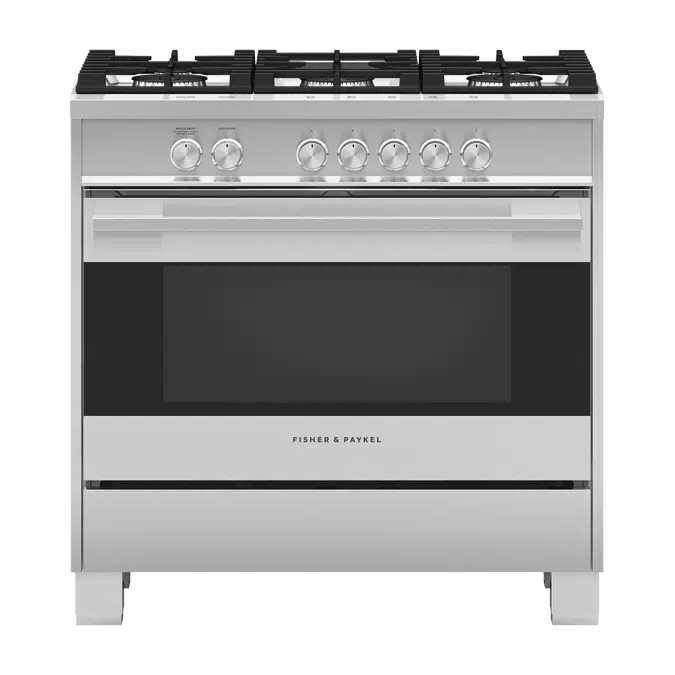 Gas Range, 36", 5 Burners