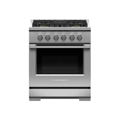 30" Series 7 Professional 4 Burner Gas Range, Natural Gas-RGV3-304-N için görüntü