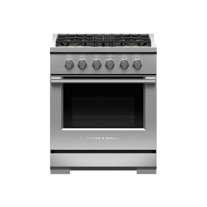 30" Series 7 Professional 4 Burner Gas Range, Natural Gas-RGV3-304-N