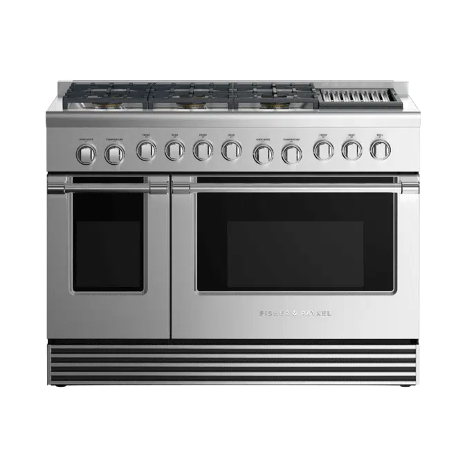 Gas Range, 48", 6 Burners with Grill
