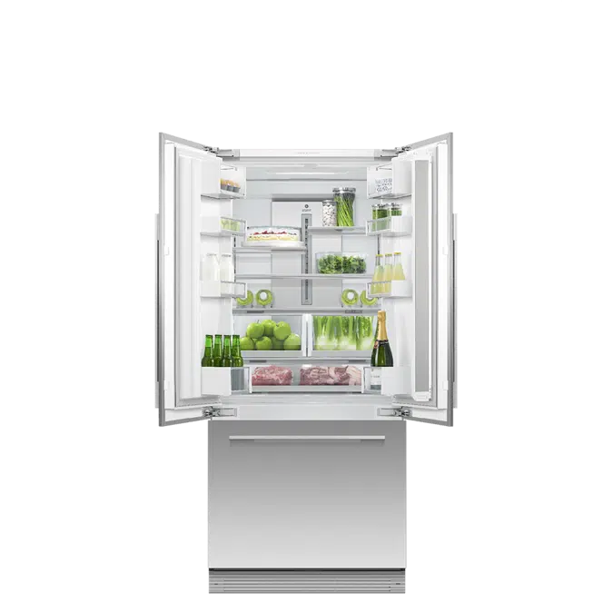 32" Series 7 Integrated French Door Refrigerator Freezer, Ice & Water-RS32A72U1