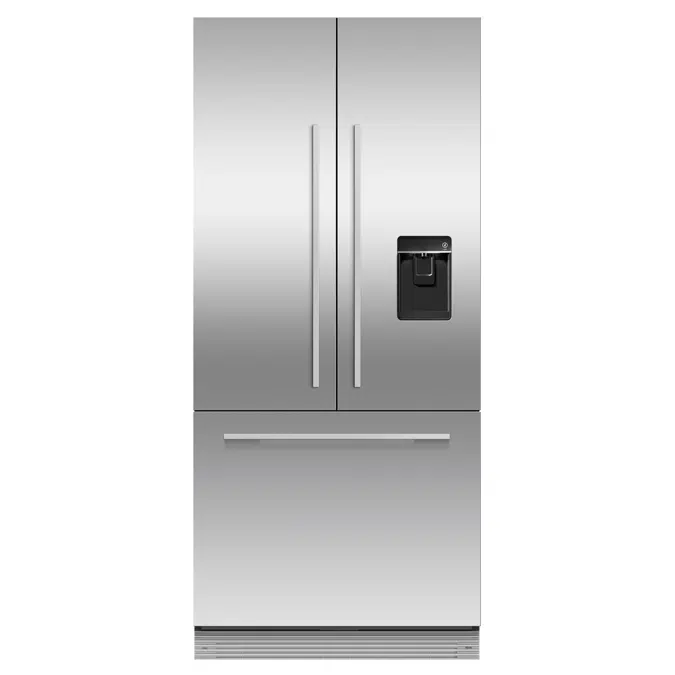 32" Series 7 Integrated French Door Refrigerator Freezer, Ice & Water-RS32A72U1