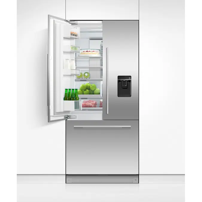 32" Series 7 Integrated French Door Refrigerator Freezer, Ice & Water