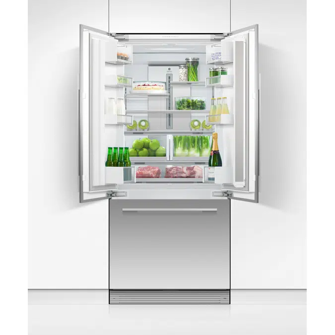 32" Series 7 Integrated French Door Refrigerator Freezer, Ice & Water
