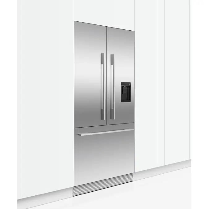32" Series 7 Integrated French Door Refrigerator Freezer, Ice & Water
