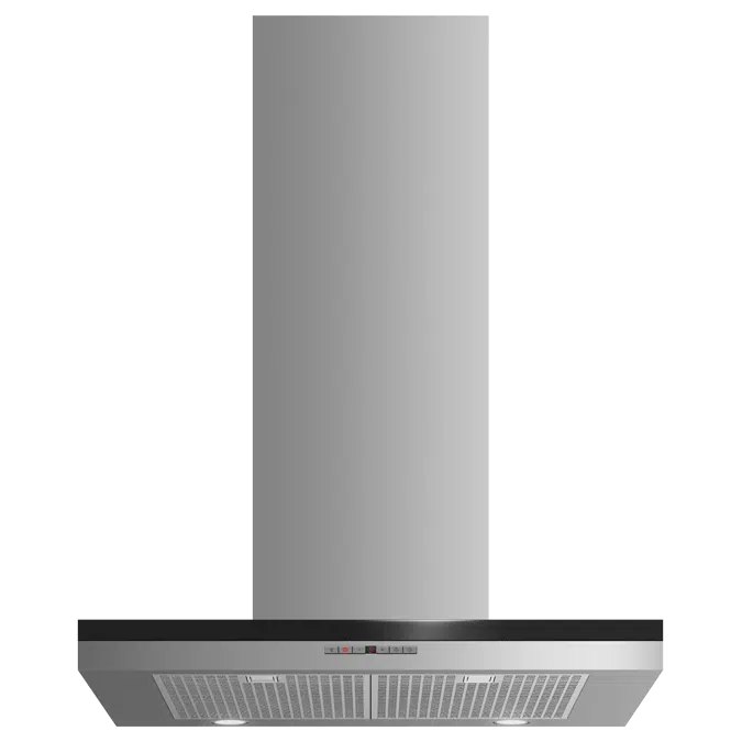 Wall Range Hood, 30", Box Chimney - HC30DTXB2_N