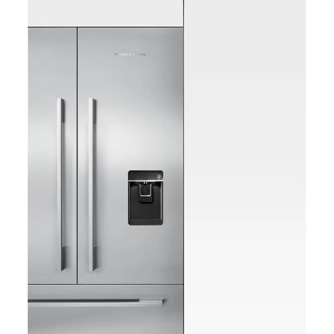 90cm Series 7 Integrated French Door Refrigerator Freezer, Ice & Water