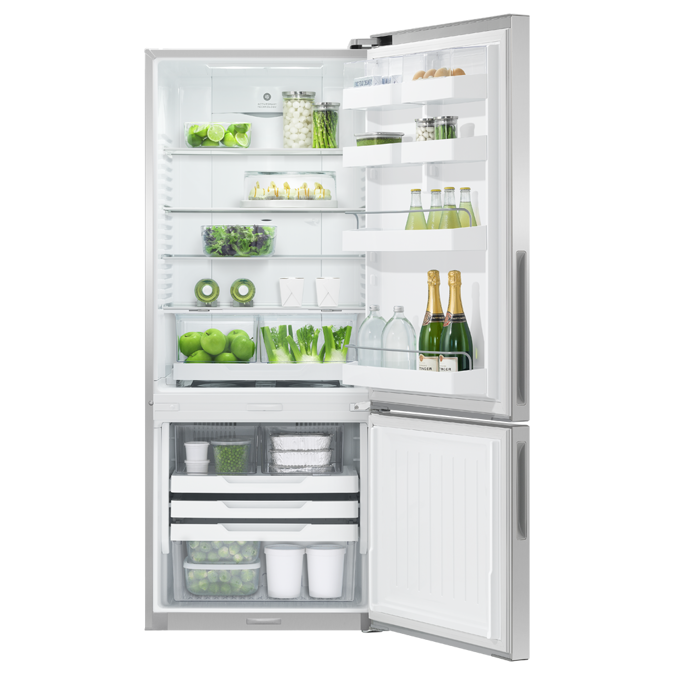 Objetos BIM ¡Descarga gratis! Freestanding Refrigerator Freezer, 68cm